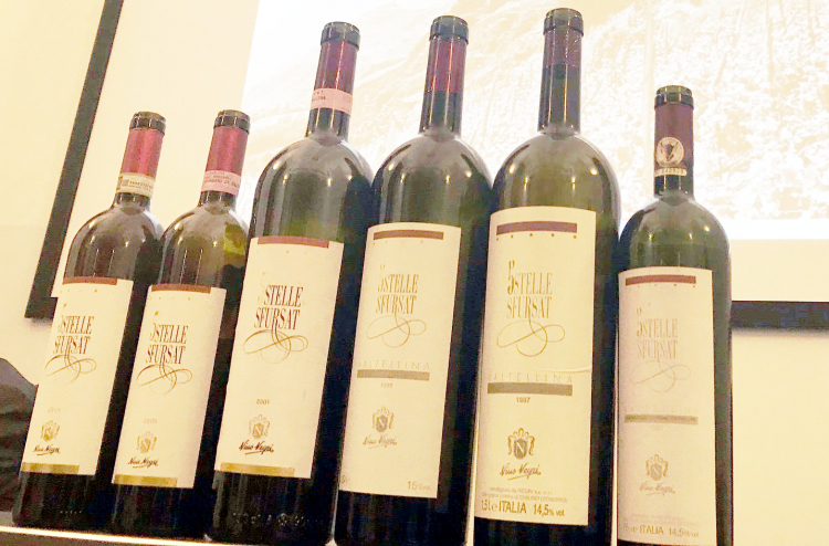 I vini in degustazione
