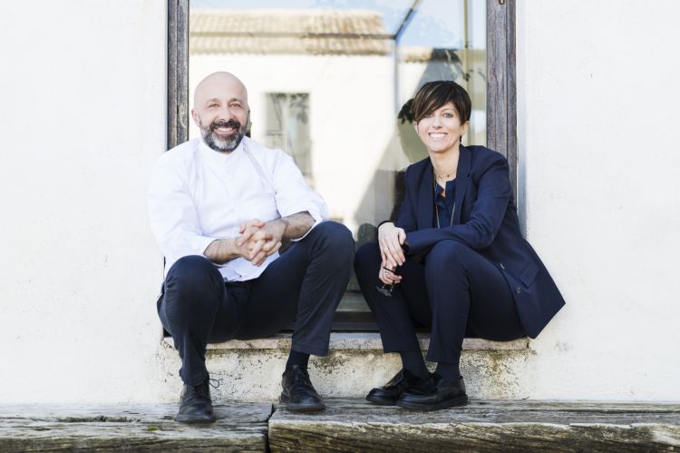 Lo chef Niko Romito e la sorella Cristiana (ph Brambilla/Serrani)
