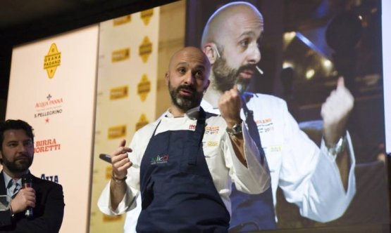 Niko Romito at Identità Milano 2016. The chef fro