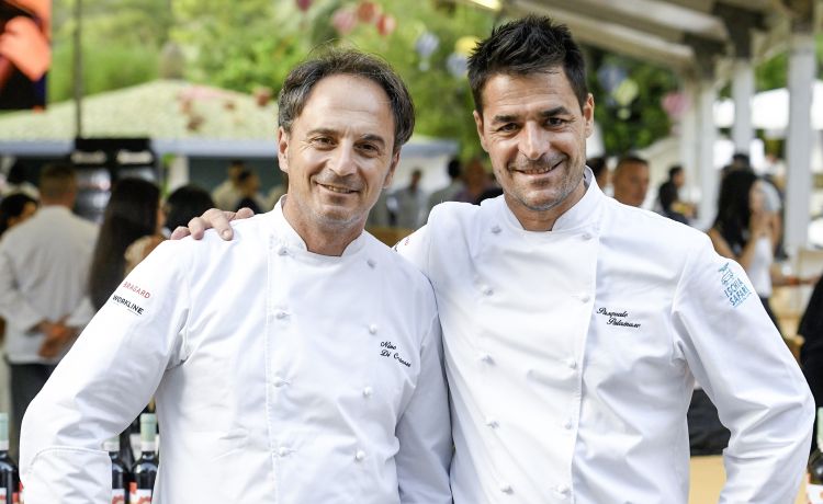 Gli chef Nino Di Costanzo e Pasquale Palamaro, ide