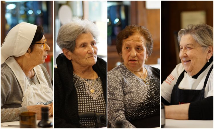 Alcune delle nonne protagoniste
