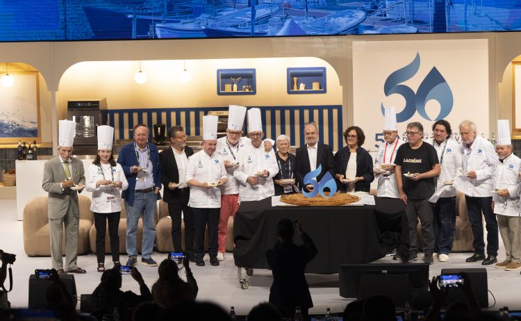 Foto di gruppo dei grandi della Nuova Cucina Basca