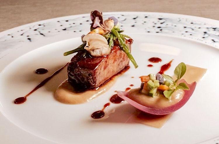 Uno dei piatti del ristorante O Me o il Mare
