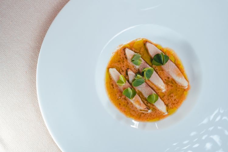 Salmerino mi-cuit con beurre blanc e acetosella, omaggio di Gallo a Giovanni Vialardi, cuoco di Casa Savoia

