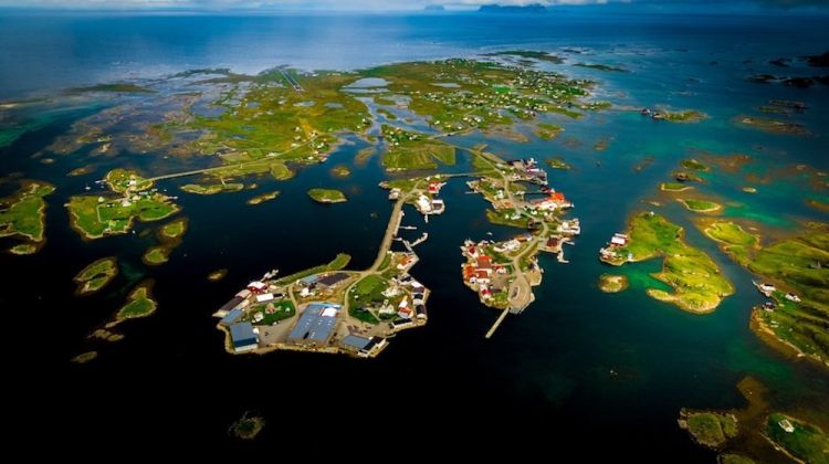 Panoramica sull’isola di Røst, nelle Lofoten, tratta dal film
