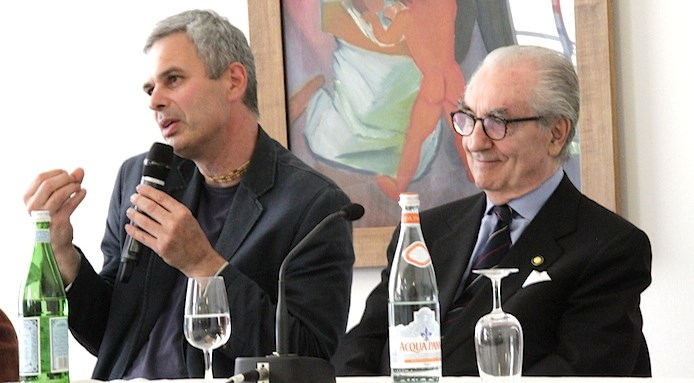 Pietro Leemann e Gualtiero Marchesi (foto Finedini