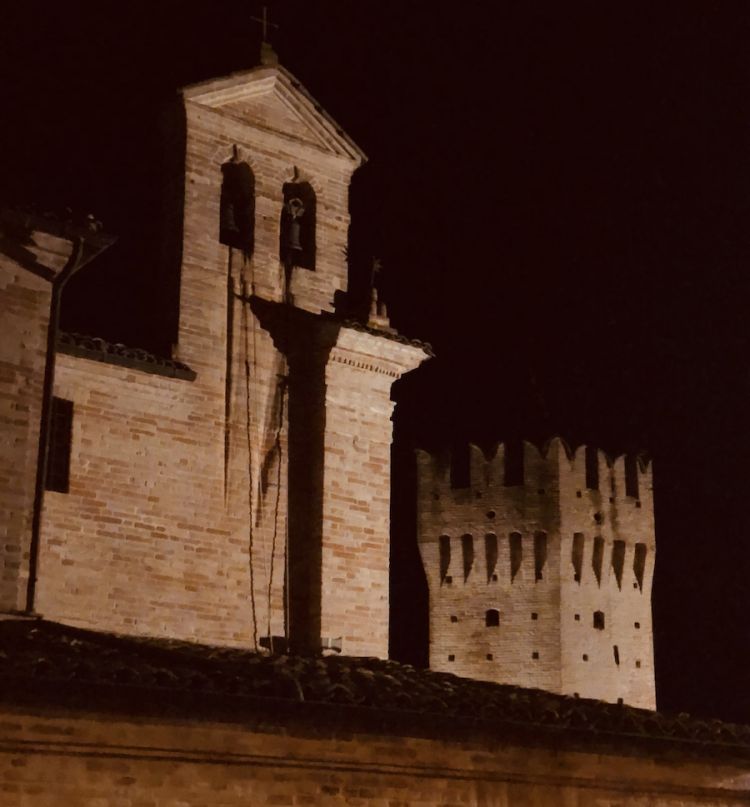 The historic centre of Ortezzano, almost 800 inhabitants in the province of Fermo
