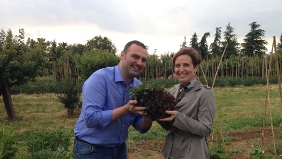 Federica Frattini, owner of Podere San Giuliano, c