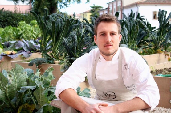 Il pizza-chef Alberto Morello, 26 anni, tra le ver