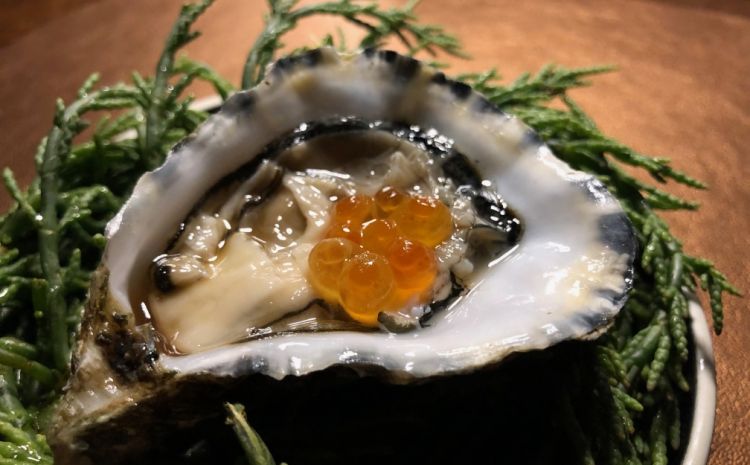 Oyster Ponzu dell'Osteria Billis
