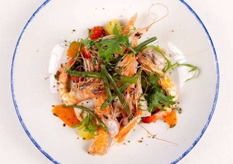 Specialità di pescato all'Osteria del Mare