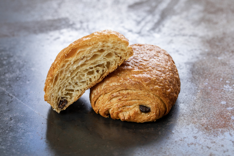 Pain au chocolat al farro monococco bio (foto di Enrica Guariento)