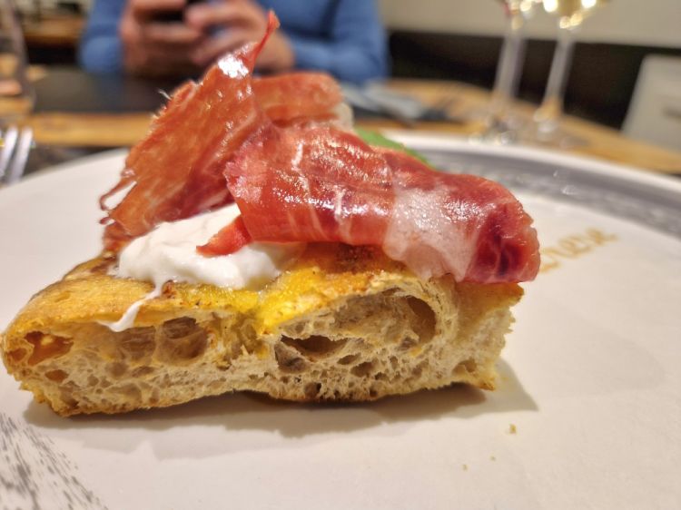 Pizza in pala Iberica
