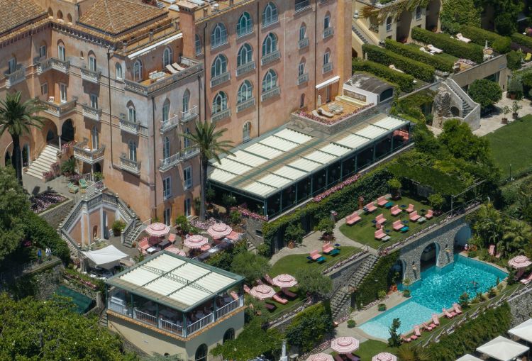 Palazzo Avino dll'alto, lato mare