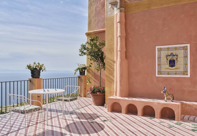 Una terrazza di Palazzo Avino