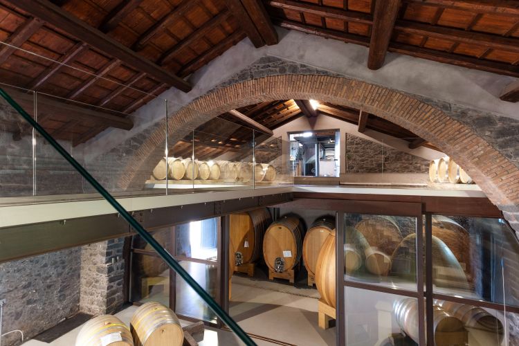 L'antico palmento riutilizzato come cantina