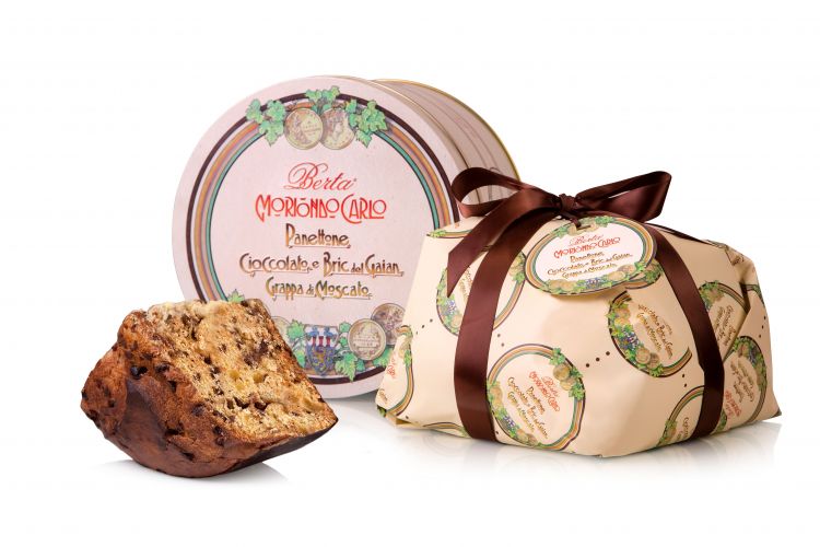 Panettone cioccolato e grappa di Berta
