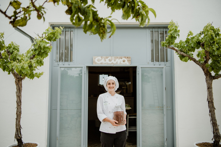 Paola Alemanno, 21 anni, è la resident chef del ristorante Orto del Nina Trulli Resort

