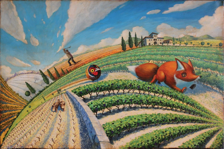 Paolo Rui, Lavoro nella vigna