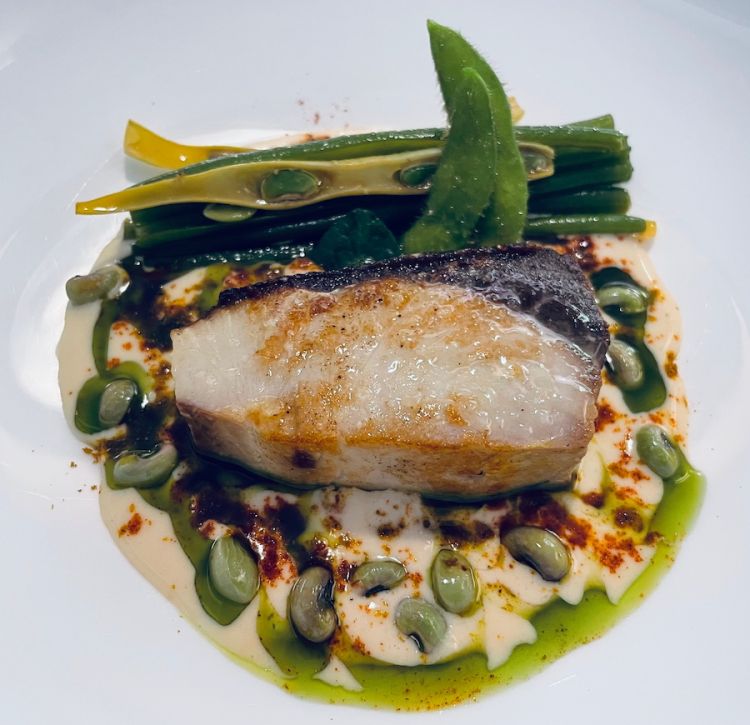 Ricciola e zucchine
