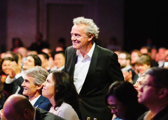 Alain Passard, a legend in the French restaurant scene, chef at the Arpège in Paris, received the lifetime achievement award in New York. Copyright The World’s 50 Best Restaurants