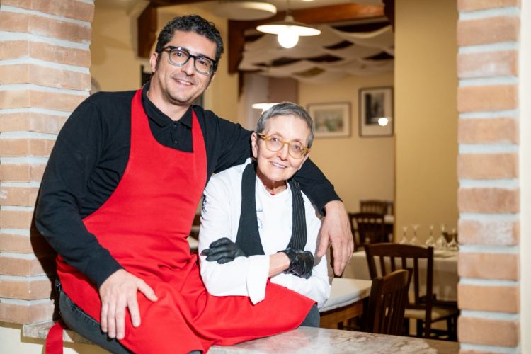 Patrizia Corradetti col figlio Marcello
