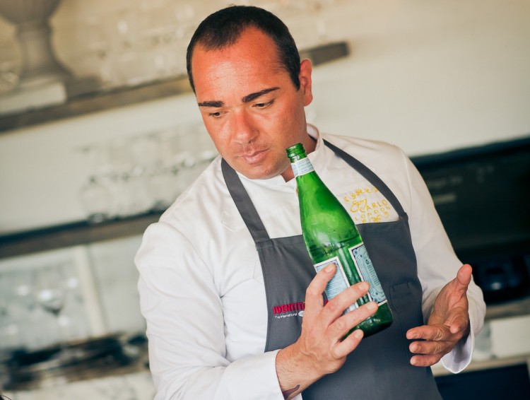 Lungo tutto il viaggio le bollicine di S.Pellegrino e la morbidezza di Acqua Panna