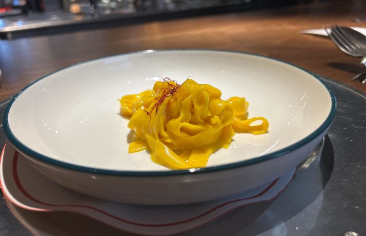 Assaggio di Tagliatelle giallo a Milano, diventeranno un signature