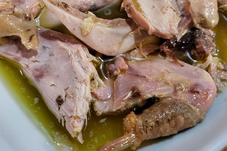 Pernice in escabeche de La Ponderosa