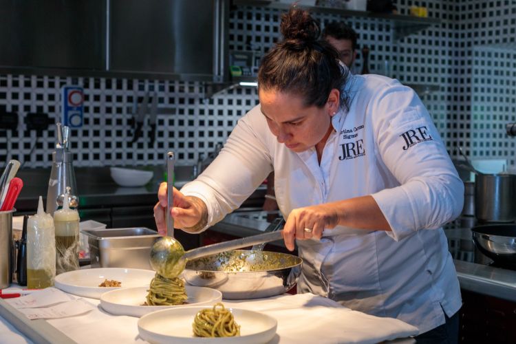 La chef Martina Caruso del ristorante Signum di Sa