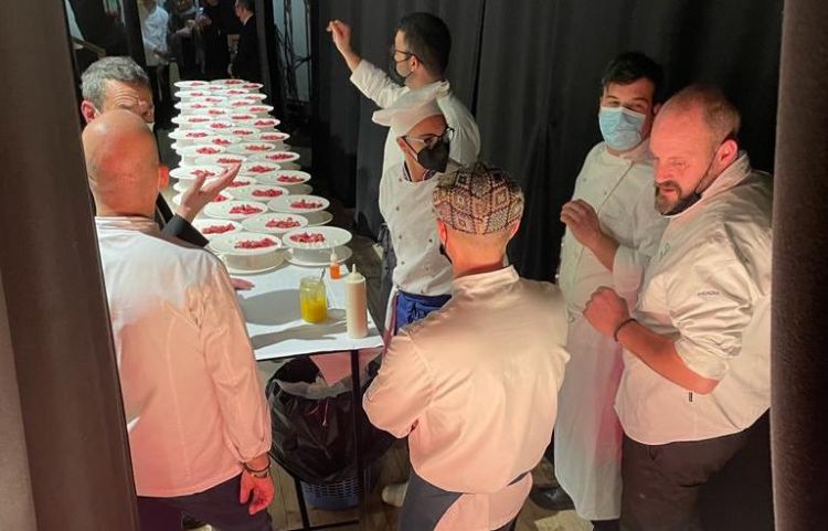 Gli chef protagonisti dell'evento
