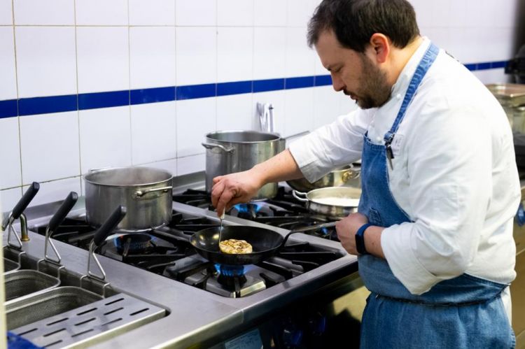 Lo chef Alberto Buratti
