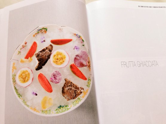 In the photo by Brambilla Serrani, one of Carlo Cracco’s recipes illustrated in Four 