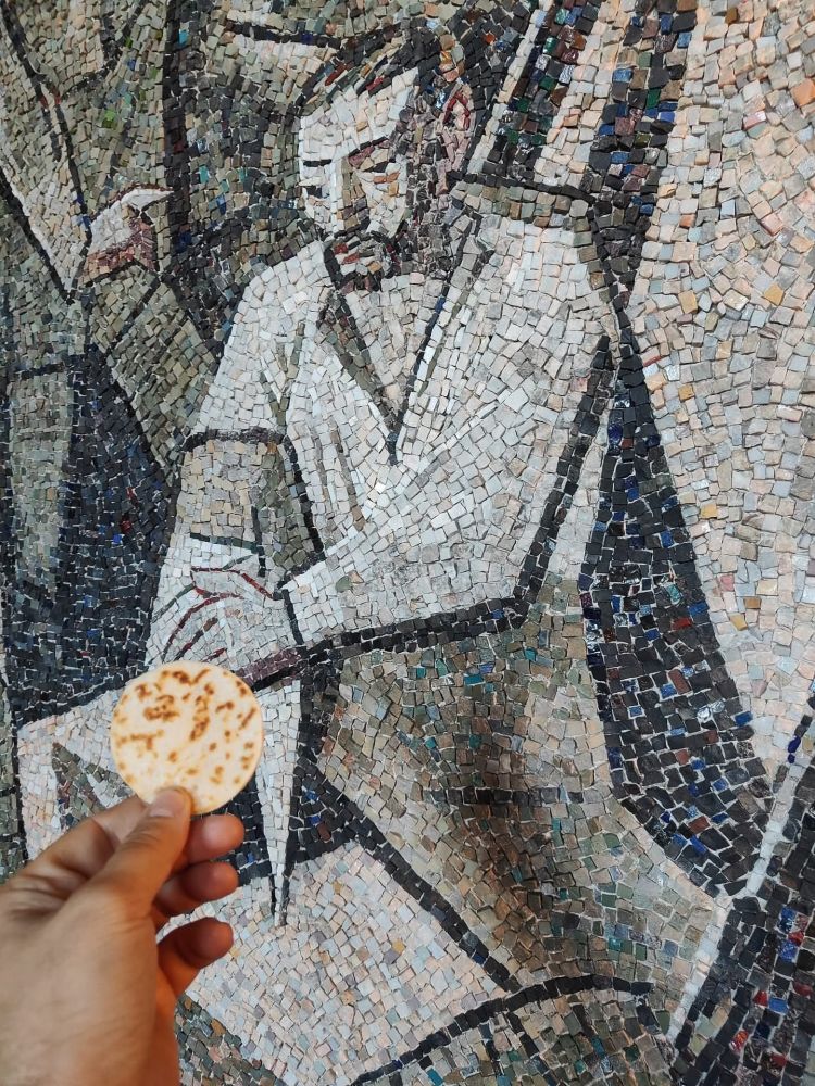 La piadina ravennate, più piccola e spessa