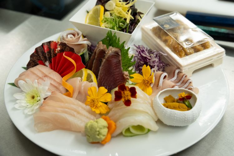 Il piatto firmato Hirotoshi Ogawa