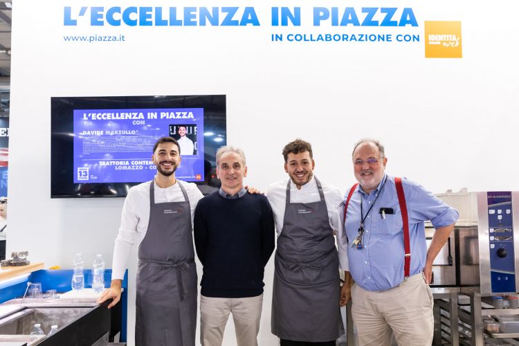 Davide Marzullo, Enrico Piazza, Christian Malatacca e Paolo Marchi
