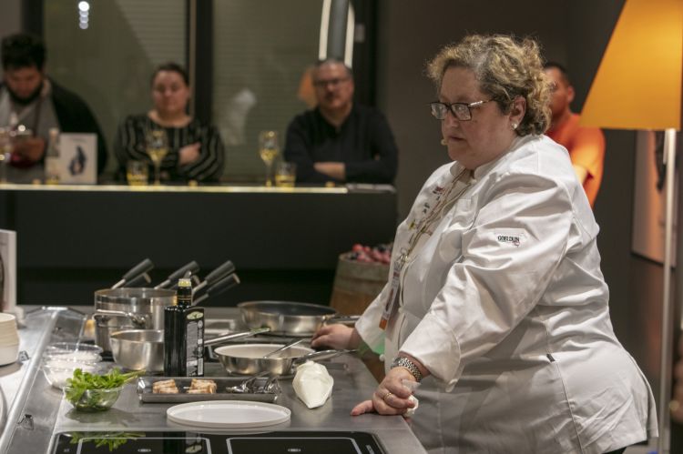 Valeria Piccini ha portato un angolo della sua Toscana (foto Brambilla/Serrani)
