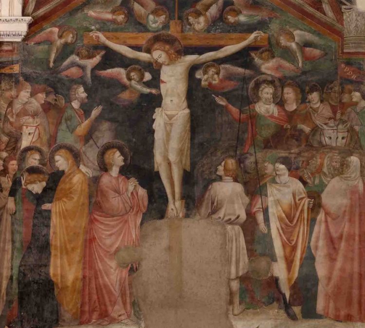 Affresco trecentesco di scuola riminese del Convento Santa Croce