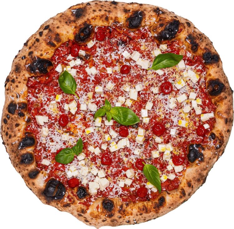 La pizza Pomodoro a pecora

