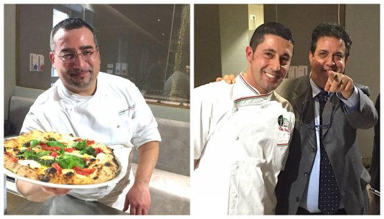 Maestri pizzaioli campani: Gianfranco Iervolino e Ciro Salvo (con Luciano Pignataro)