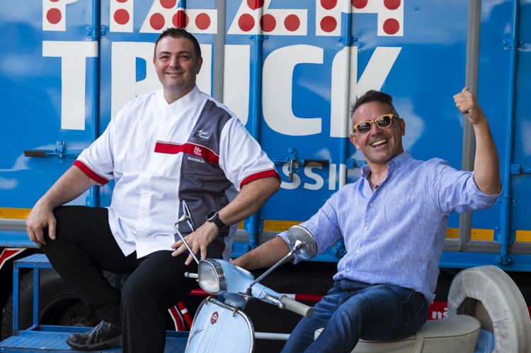 Il pizzaiolo Michele Fernando e l'impreditore�