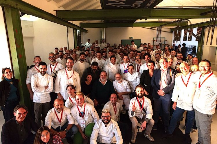 A souvenir photo from the 2018 edition of PizzaUp at Molino Quaglia
