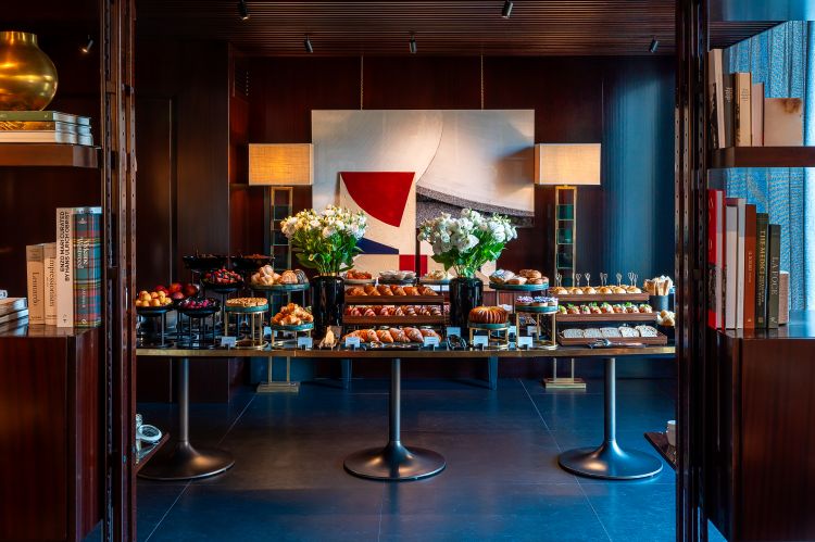 Un buffet, in perfetto&nbsp;equilibrio tra tradizione italiana e colazione internazionale,&nbsp;permette di scegliere ogni mattina una combinazione diversa
