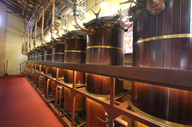 L'impianto per la distillazione della grappa