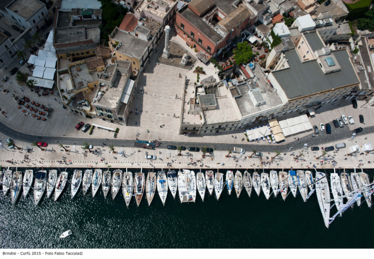 Il porto di brindisi, in occasione della regata Br