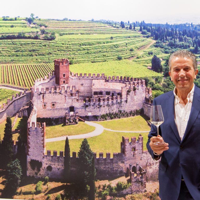 Il presidente del Consorzio Vini Soave, Sandro Gini
