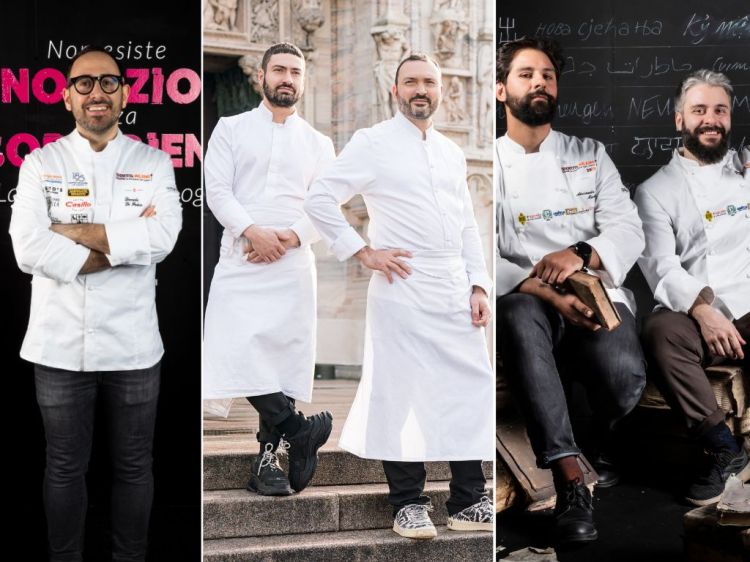 Gli chef protagonisti della cena all'Hub di Id