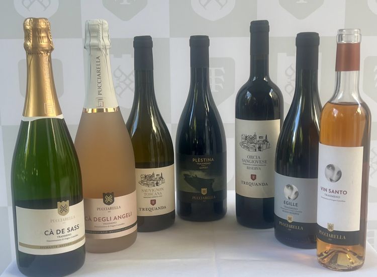 I vini proposti in degustazione