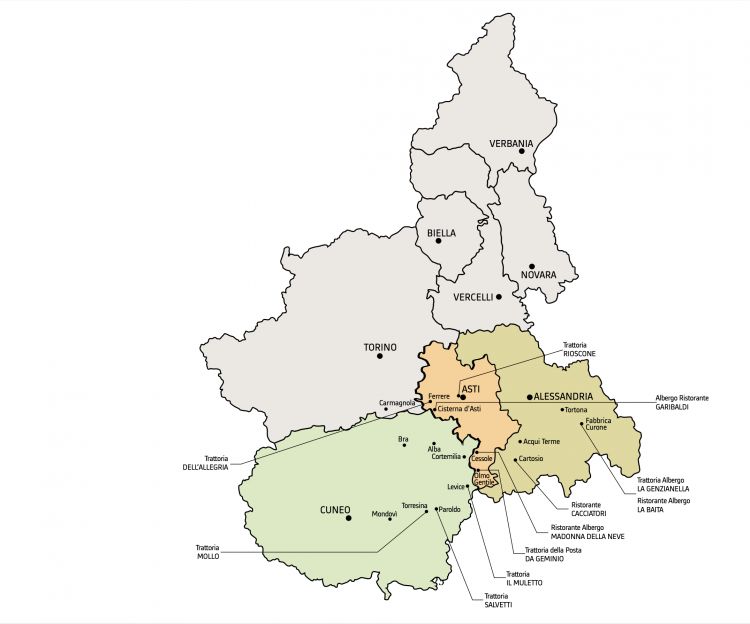 La mappa dei putagé perfetti, secondo Luciano Bertello