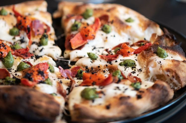 Una pizza di Quasi Margherita